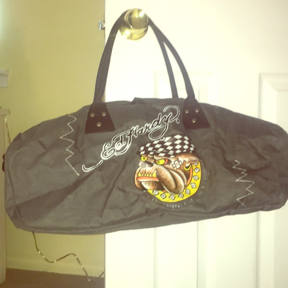Ed Hardy Duffel travel bag